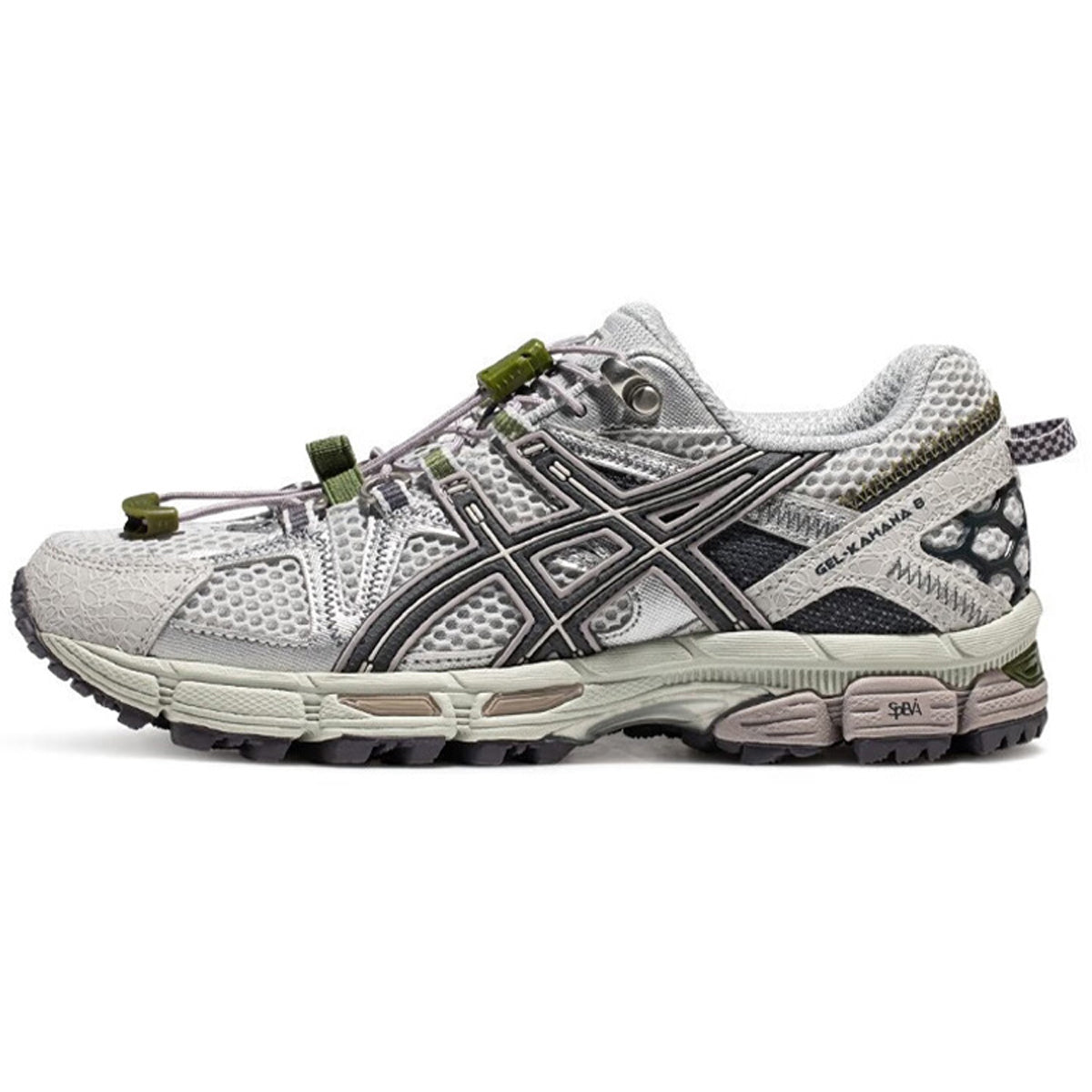 ASICS Gel-Kahana 8 Grey Running Sneakers | Lightweight Low-Top Trainers for Men & Women
