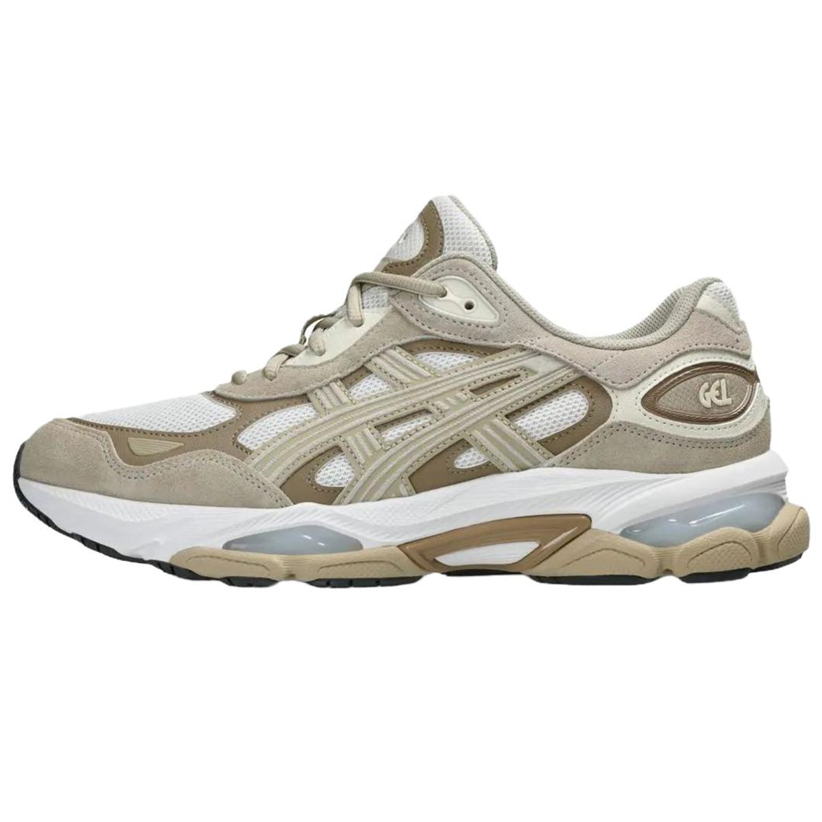 ASICS GEL-NYC 2.0 Milk Tea Brown Running Sneakers | Lightweight Low-Top Trainers for Men & Women