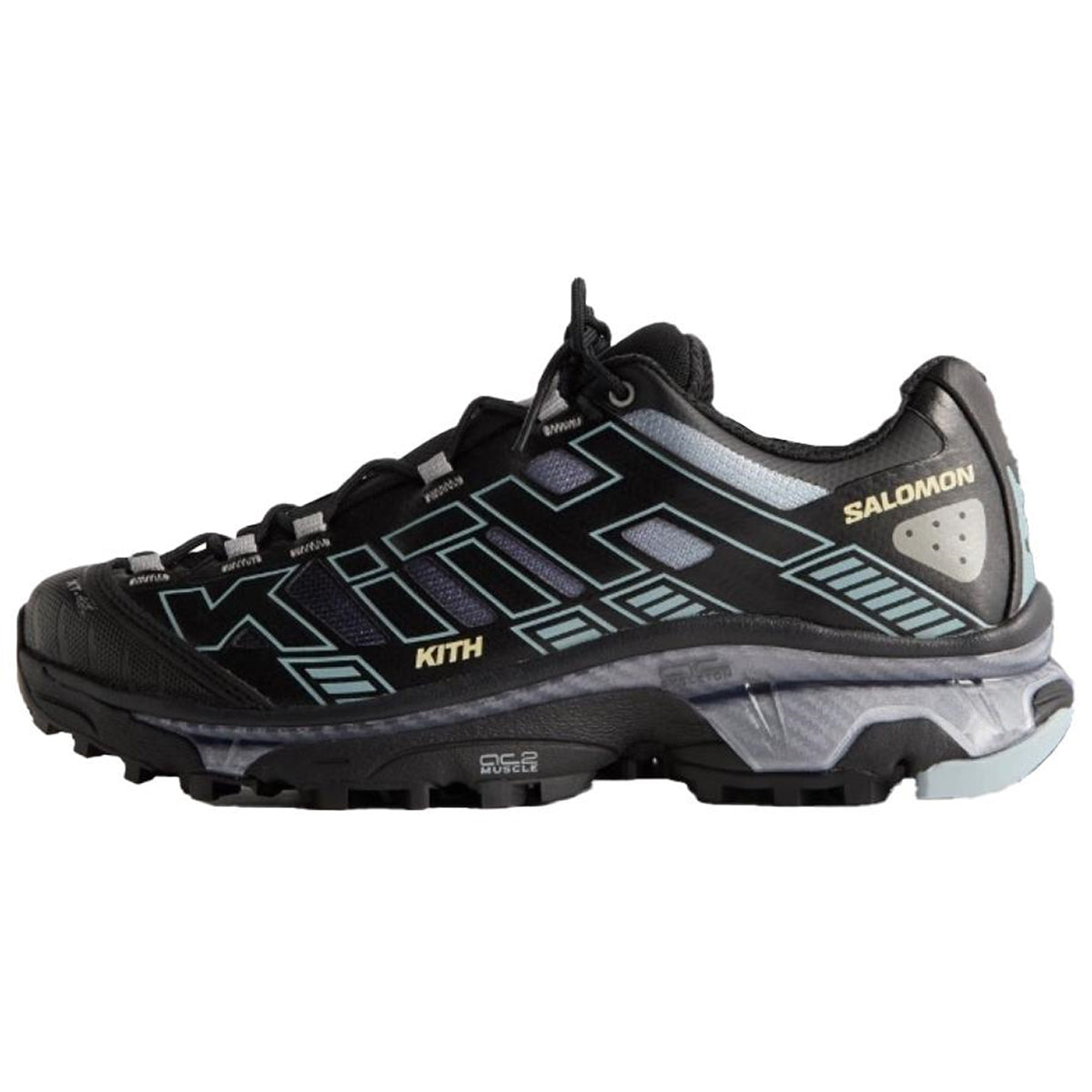 Salomon ¡Á KITH XT-4K Unisex Technical Sneakers ¨C Black