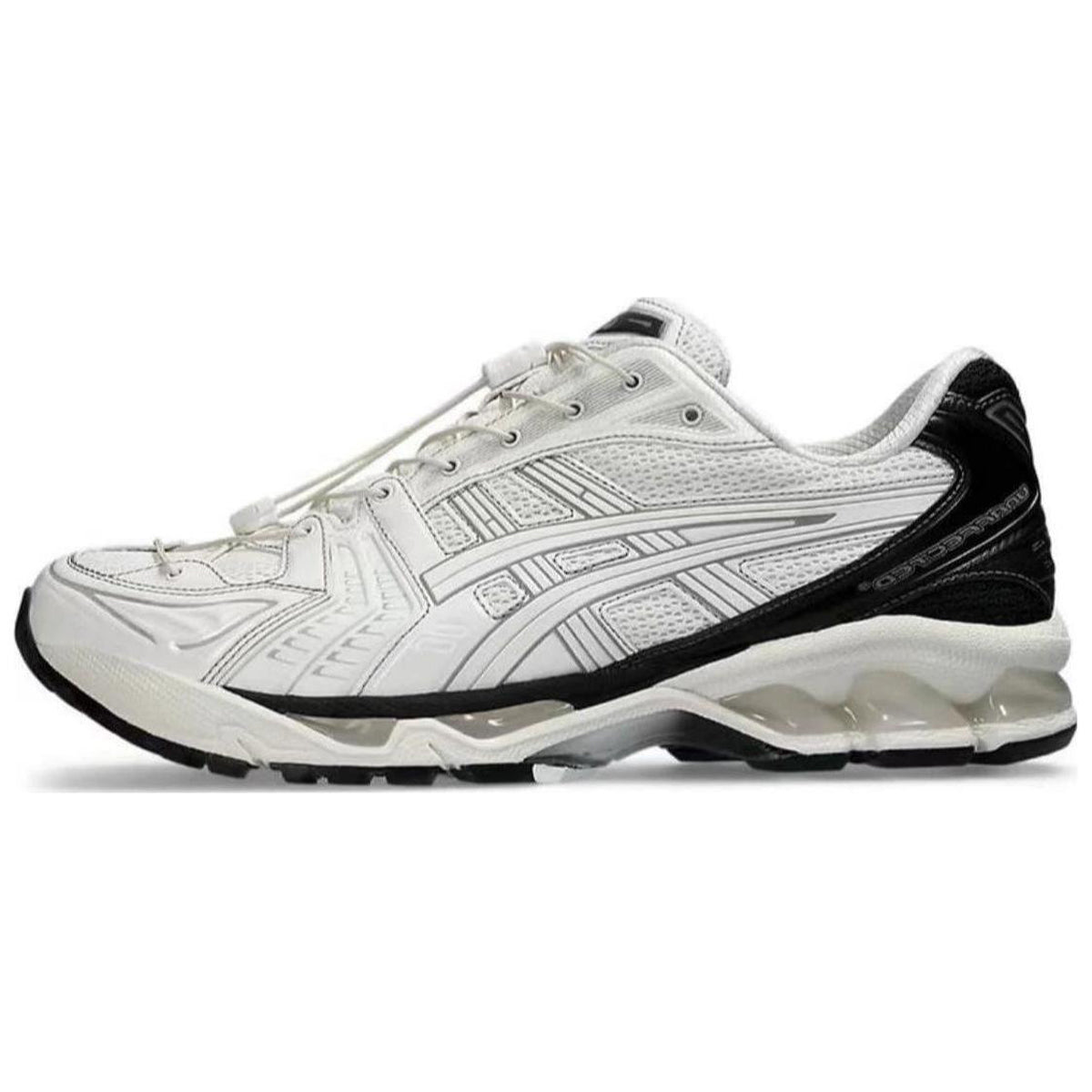 ASICS Gel-Kayano 14 White Black Running Sneakers | Lightweight Low-Top Trainers for Men & Women