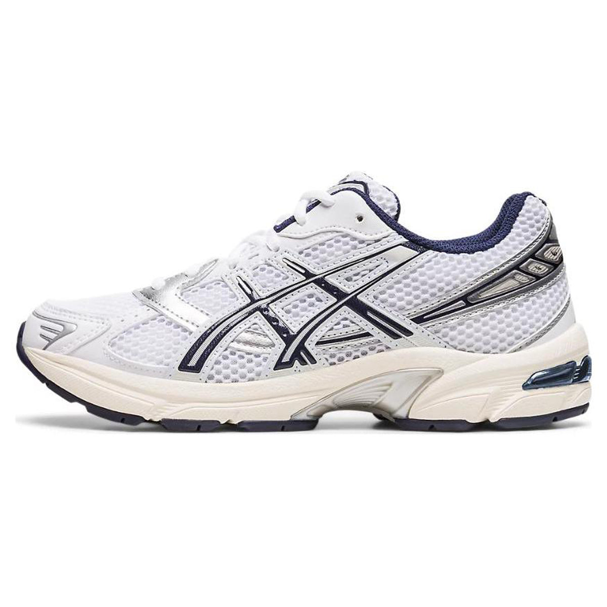 ASICS Gel-1130 White Black Running Sneakers | Lightweight Low-Top Trainers for Men & Women