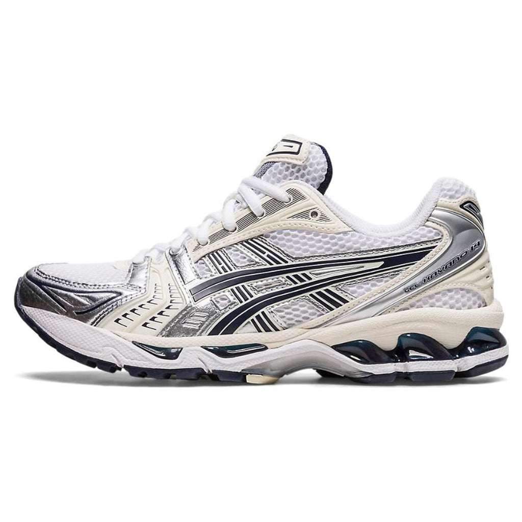 ASICS Gel-Kayano 14 White Black Running Sneakers | Lightweight Low-Top Trainers for Men & Women