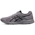 ASICS Gel-Contend 4 Grey Black Running Sneakers | Lightweight Low-Top Trainers for Men & Women