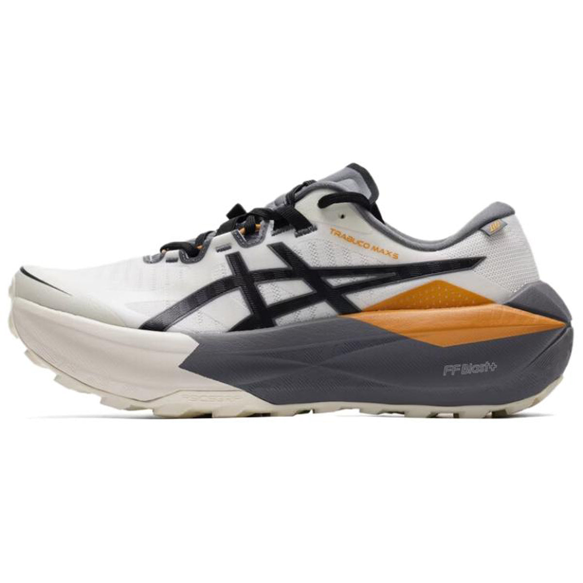 ASICS TRABUCO MAX 5 Black Running Sneakers | Lightweight Low-Top Trainers for Men & Women