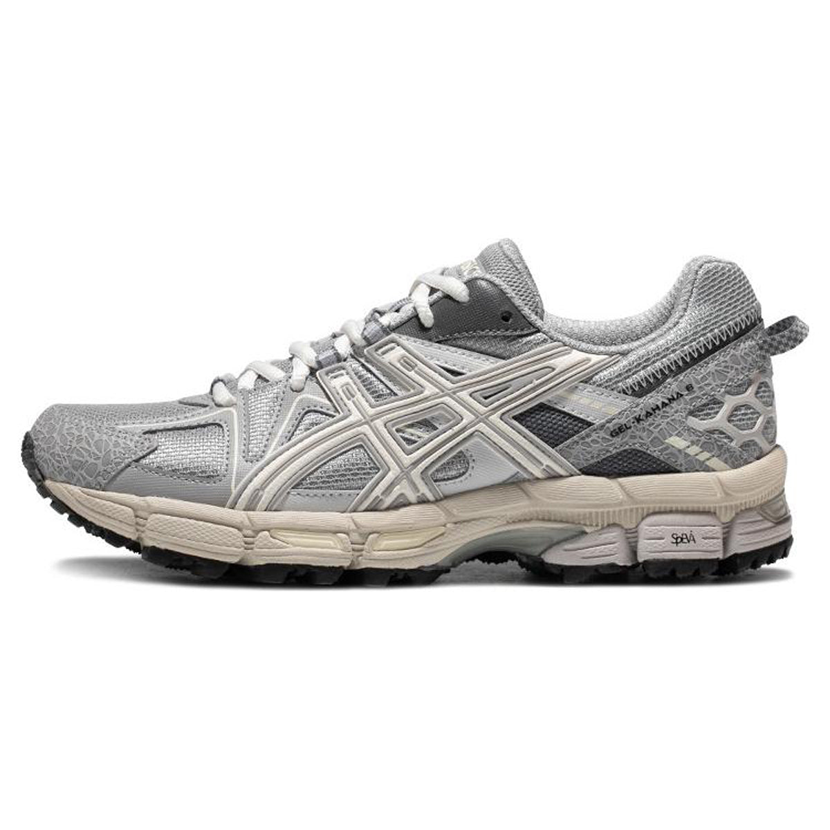 ASICS Gel-Kahana 8 Grey Brown Running Sneakers | Lightweight Low-Top Trainers for Men & Women