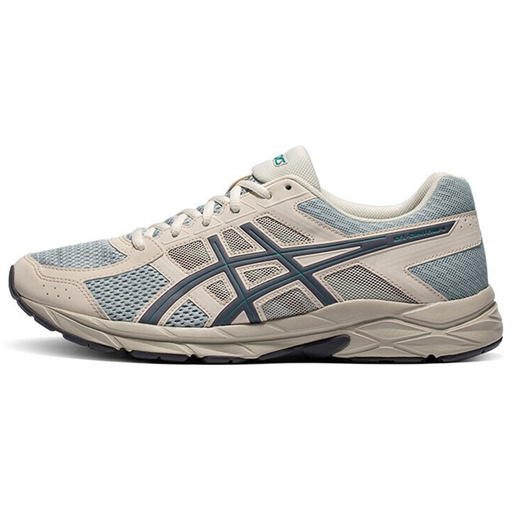 ASICS Gel-Contend 4 Grey Blue Running Sneakers | Lightweight Low-Top Trainers for Men & Women