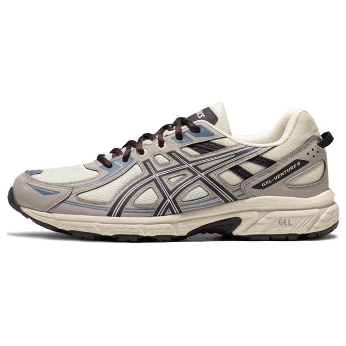 ASICS Sneakers Grey Running Sneakers | Lightweight Low-Top Trainers for Men & Women