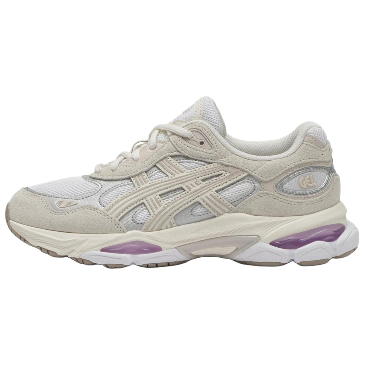 ASICS GEL-NYC 2.0 Beige Running Sneakers | Lightweight Low-Top Trainers for Men & Women