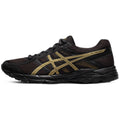 ASICS Gel-Contend 4 Black Gold Running Sneakers | Lightweight Low-Top Trainers for Men & Women