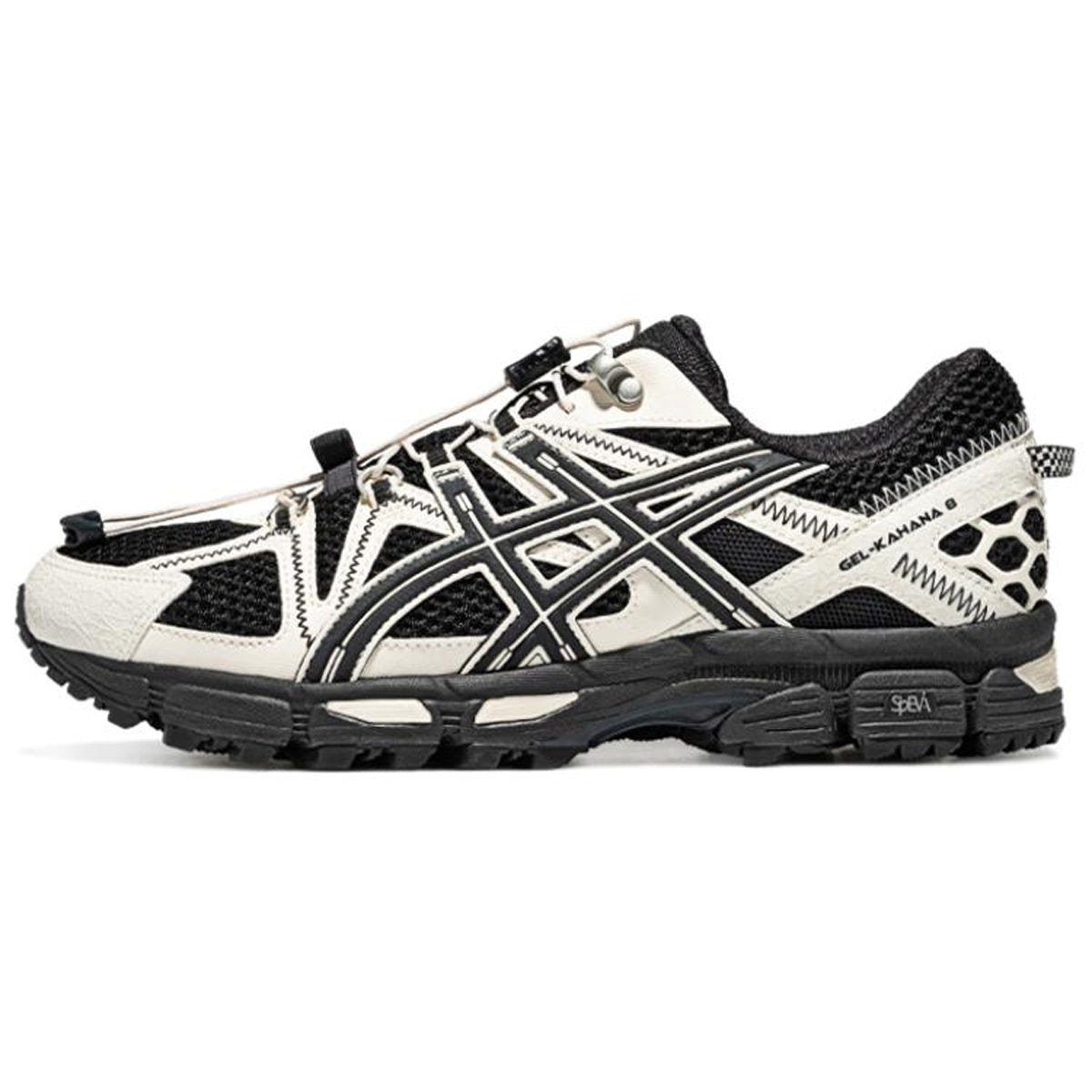 ASICS Gel-Kahana 8 White Running Sneakers | Lightweight Low-Top Trainers for Men & Women