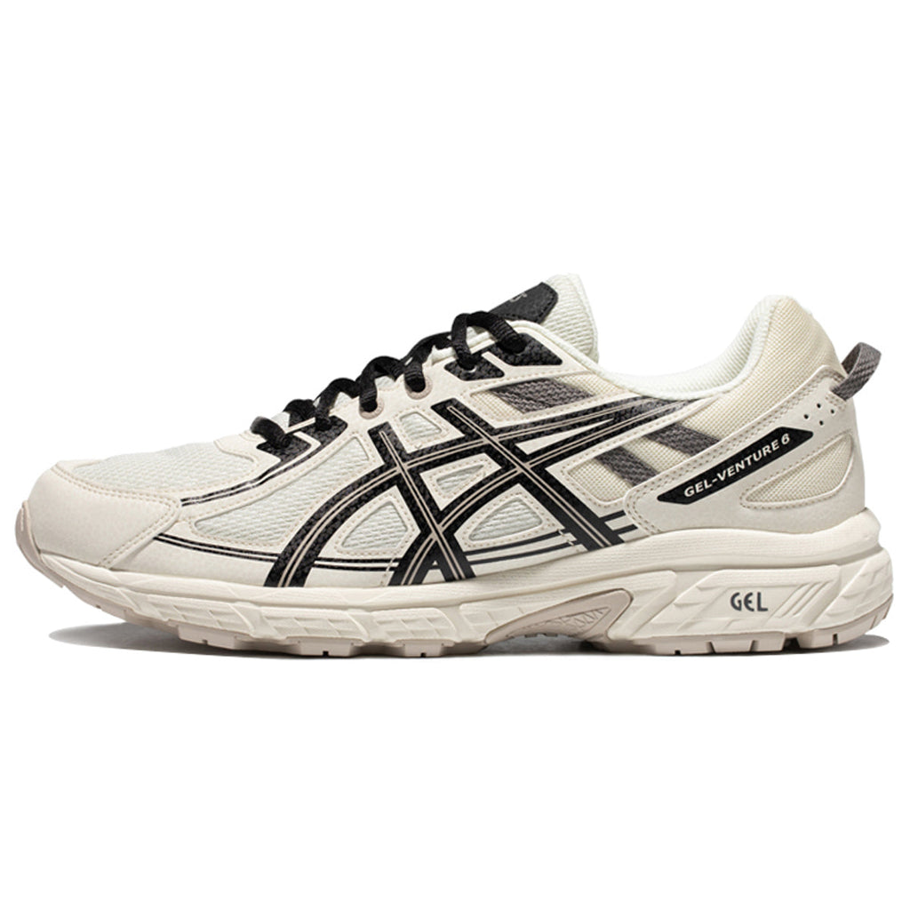 ASICS Sneakers White Black Running Sneakers | Lightweight Low-Top Trainers for Men & Women