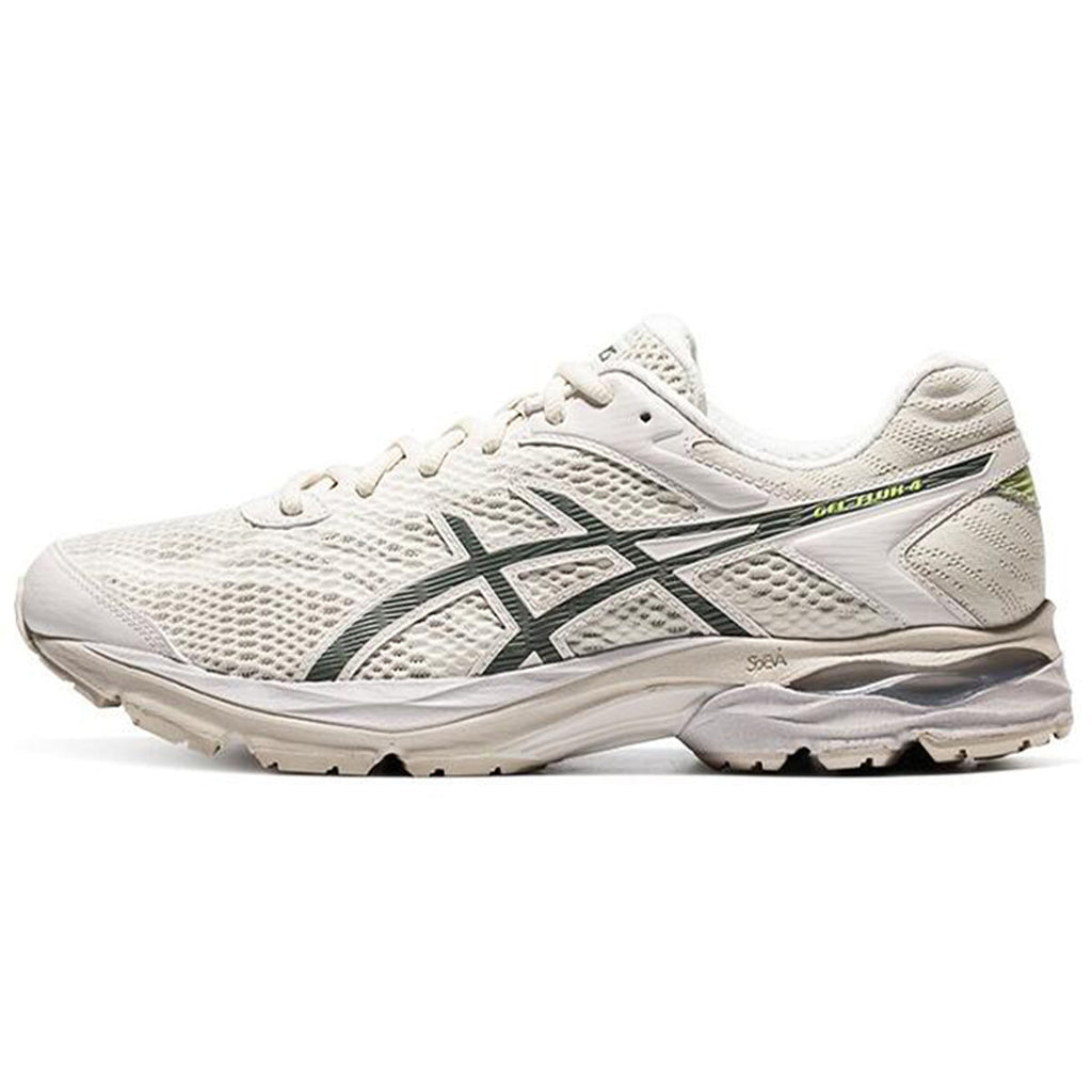 ASICS Gel-Flux 4 White Navy Running Sneakers | Lightweight Low-Top Trainers for Men & Women