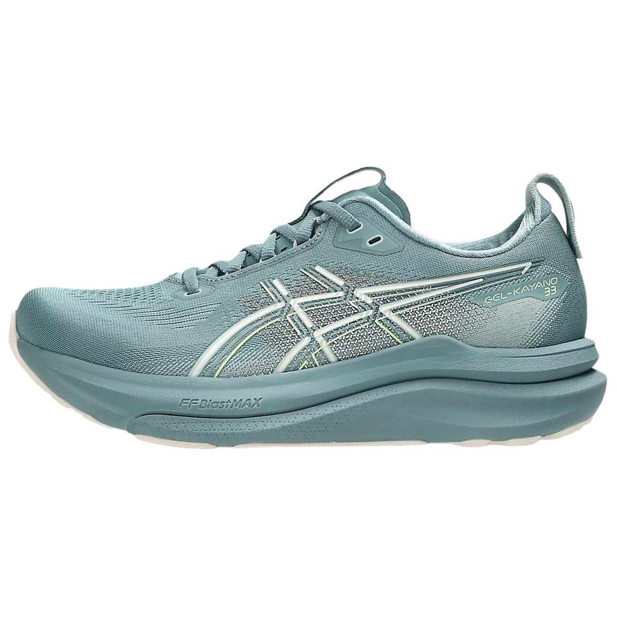 ASICS GEL-KAYANO 33 Mist Green Running Sneakers | Lightweight Low-Top Trainers for Men & Women