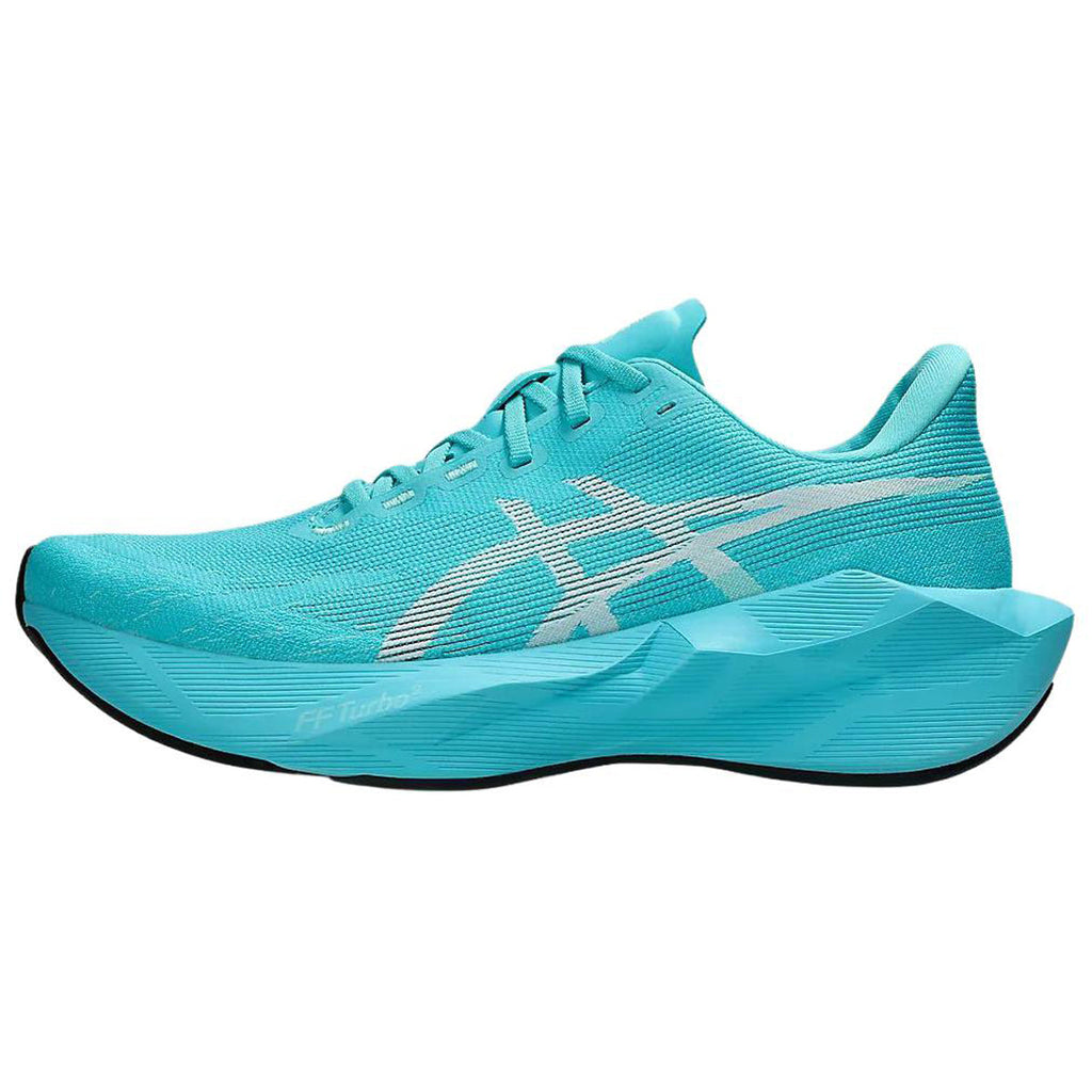 ASICS NOVABLAST 6 Blue White Running Sneakers | Lightweight Low-Top Trainers for Men & Women
