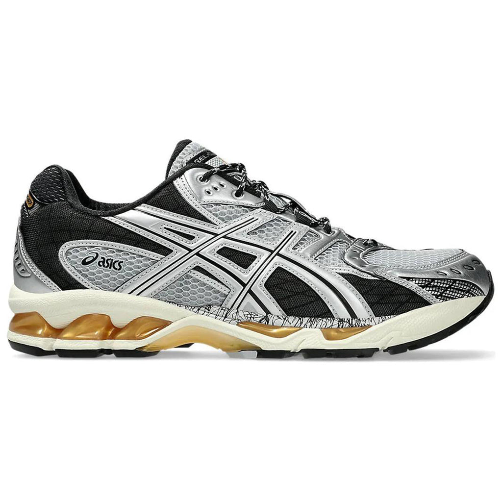 ASICS GEL-Nimbus 10.1 Silver Black Brown Running Sneakers | Lightweight Low-Top Trainers for Men & Women