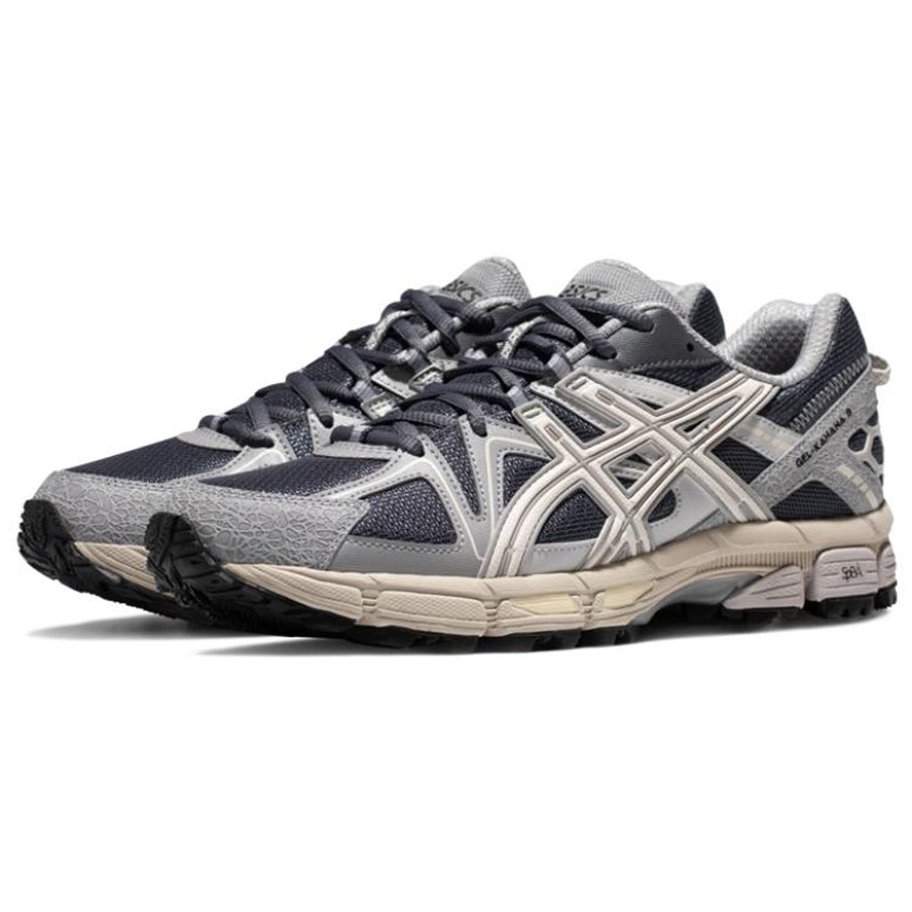ASICS Gel-Kahana 8 Grey Black Running Sneakers | Lightweight Low-Top Trainers for Men & Women