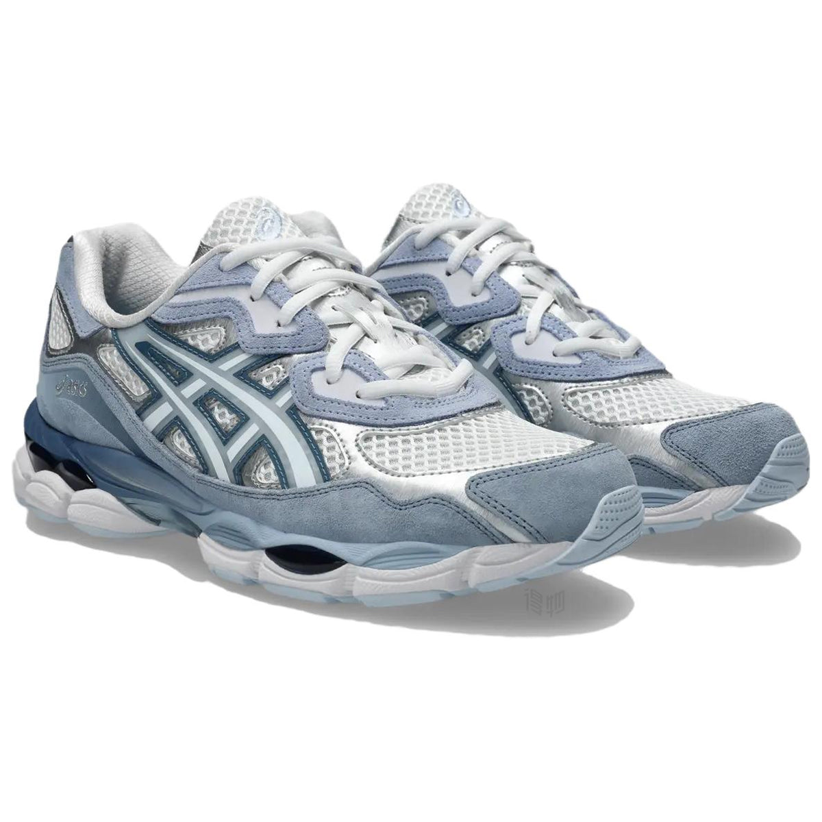 ASICS GEL-NYC White Blue Running Sneakers | Lightweight Low-Top Trainers for Men & Women