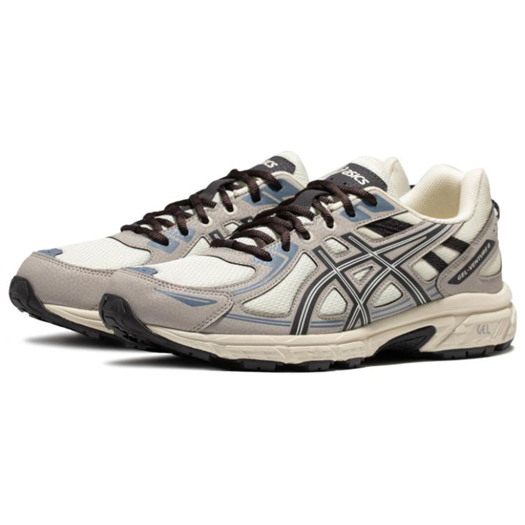 ASICS Sneakers Grey Running Sneakers | Lightweight Low-Top Trainers for Men & Women