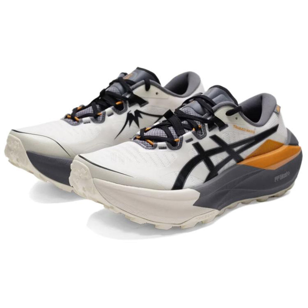 ASICS TRABUCO MAX 5 Black Running Sneakers | Lightweight Low-Top Trainers for Men & Women