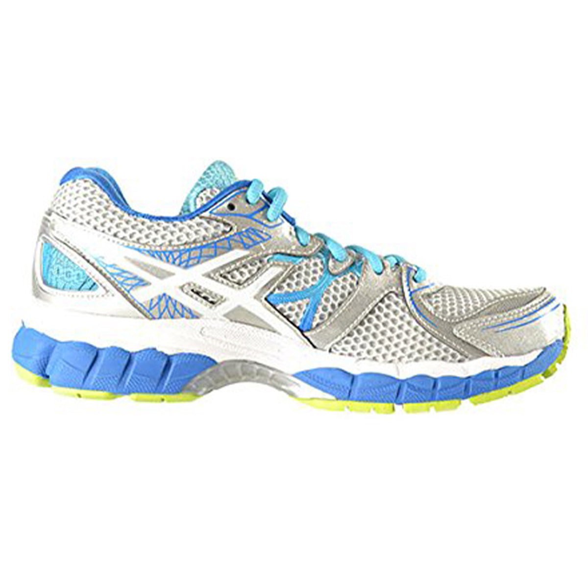 ASICS Sneakers Blue Silver Running Sneakers | Lightweight Low-Top Trainers for Men & Women