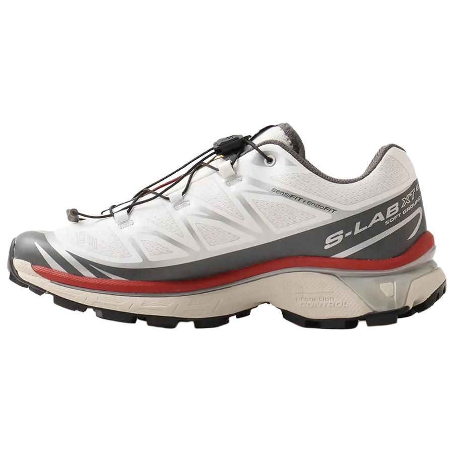 Salomon XT-6 Unisex Lifestyle Shoes ¨C White, Grey & Red