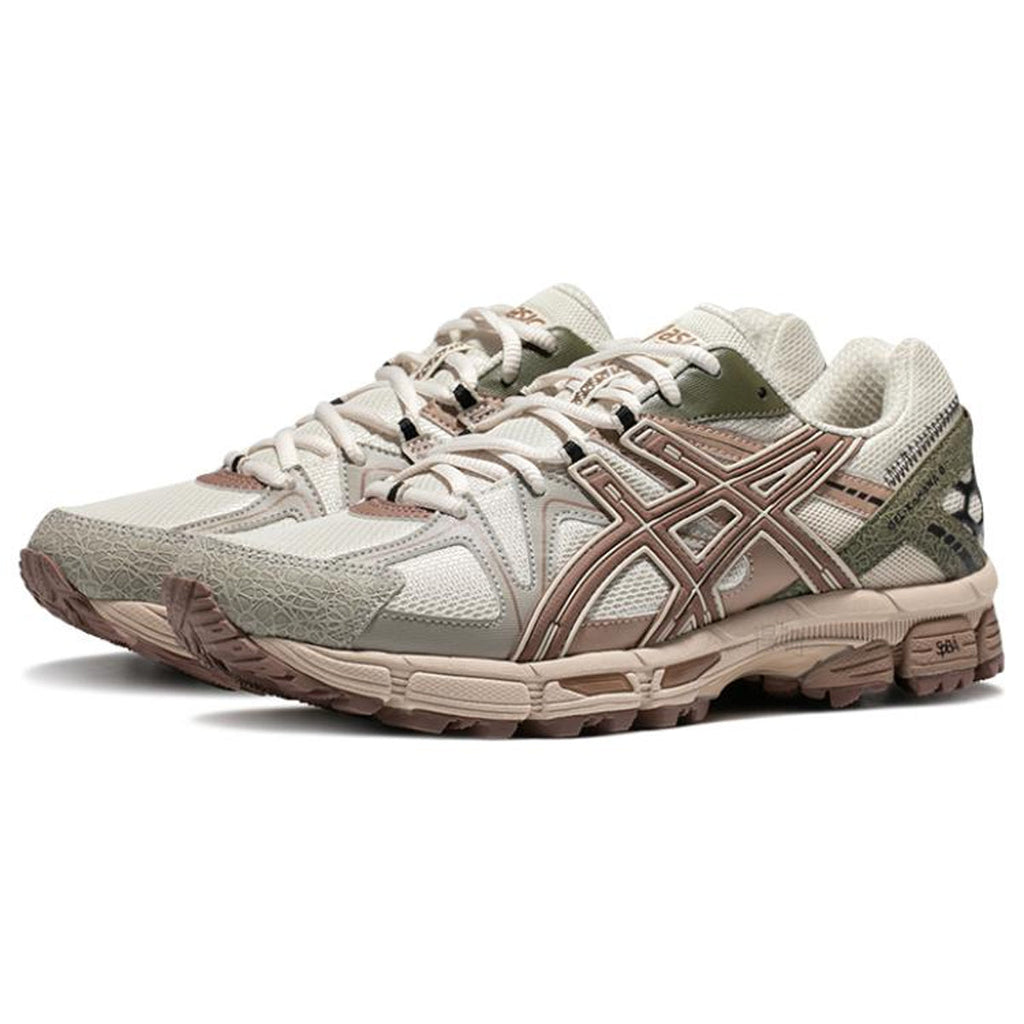 ASICS Gel-Kahana 8 Grey Red Running Sneakers | Lightweight Low-Top Trainers for Men & Women