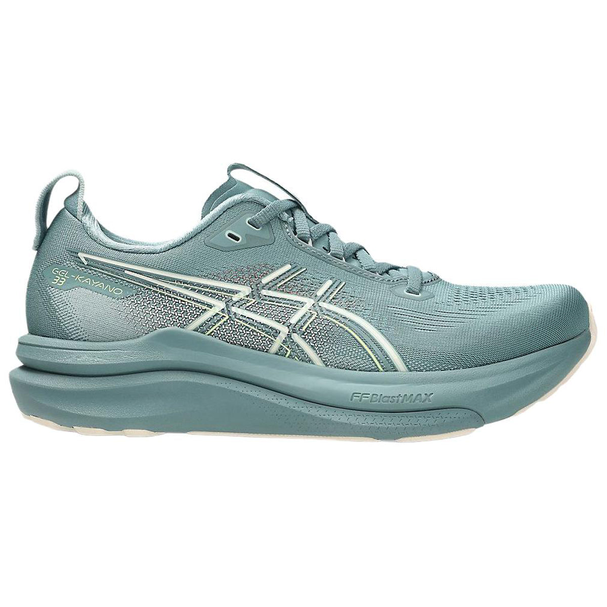 ASICS GEL-KAYANO 33 Mist Green Running Sneakers | Lightweight Low-Top Trainers for Men & Women