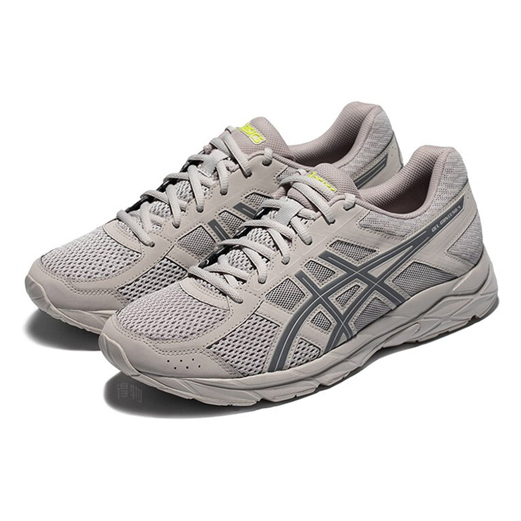 ASICS Gel-Contend 4 Grey Blue Running Sneakers | Lightweight Low-Top Trainers for Men & Women