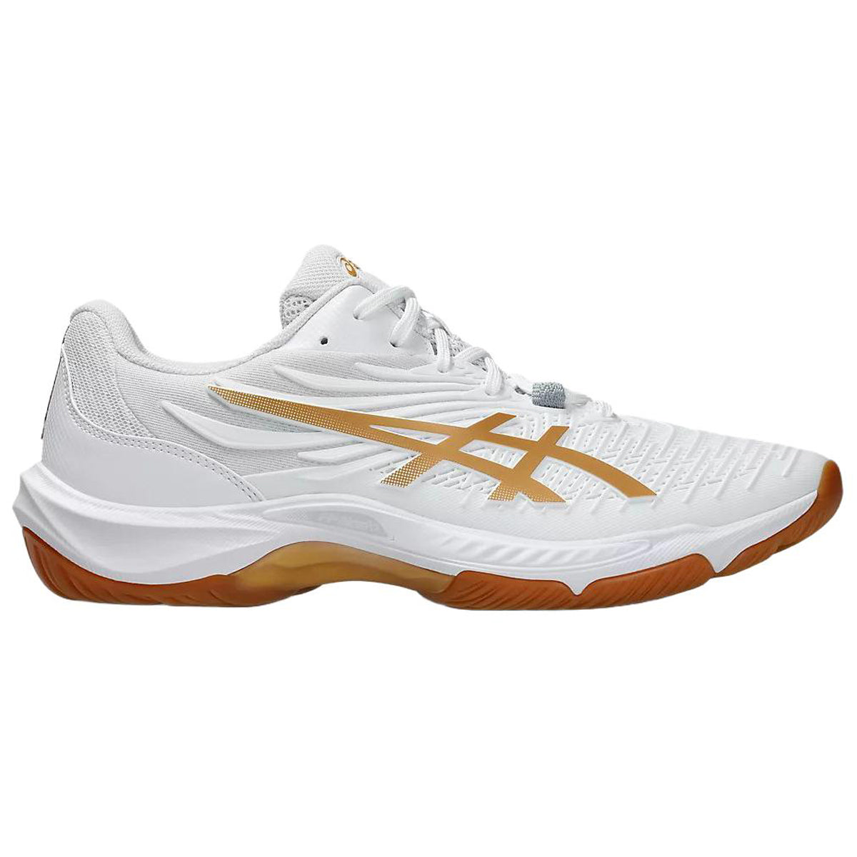 ASICS COURT CONTROL FF 4 White Orange Running Sneakers | Lightweight Low-Top Trainers for Men & Women