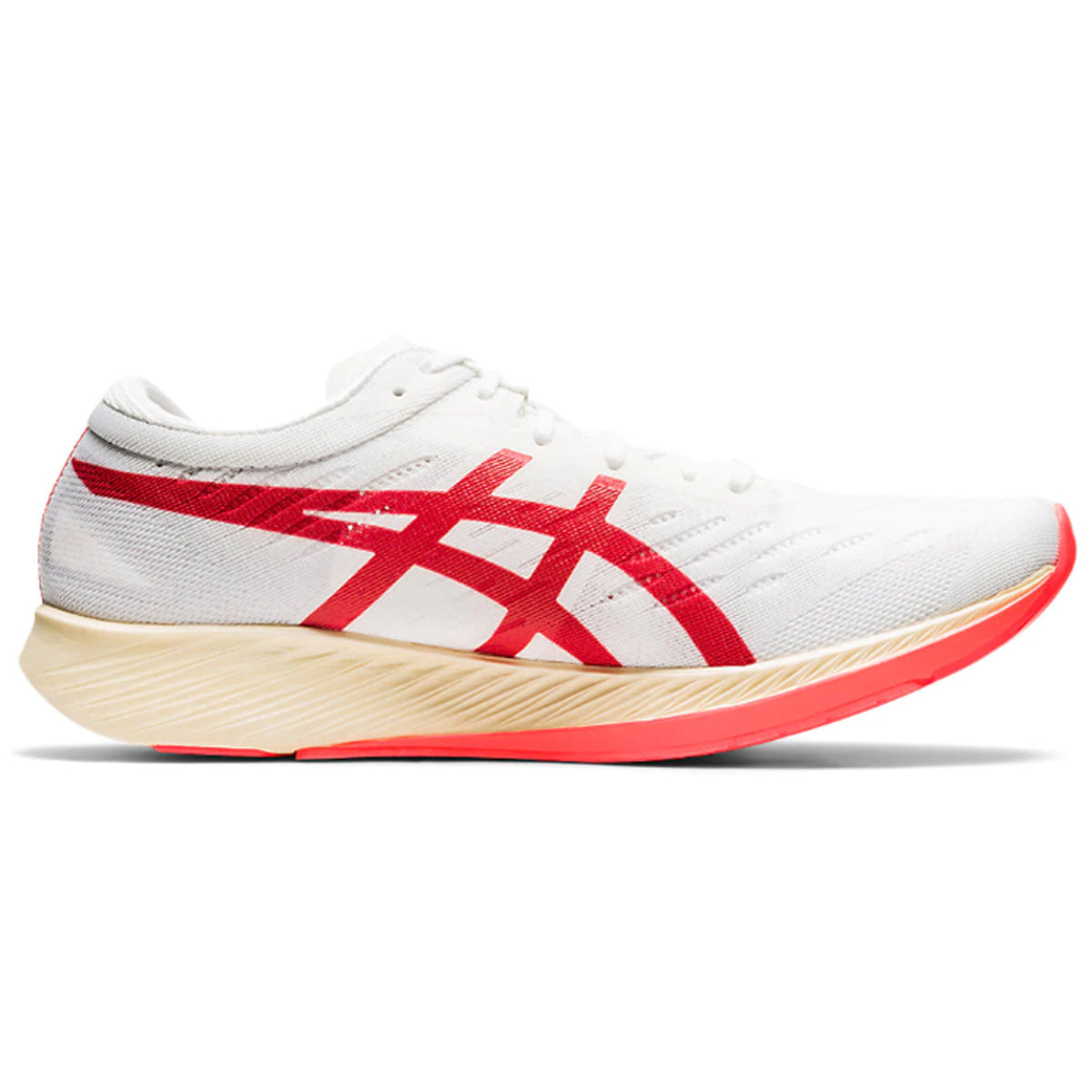 ASICS Sneakers Red White Running Sneakers | Lightweight Low-Top Trainers for Men & Women