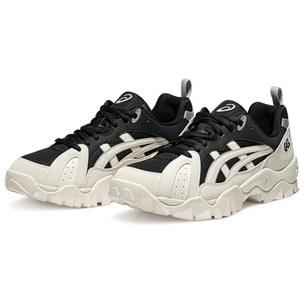 ASICS Sneakers White Black Running Sneakers | Lightweight Low-Top Trainers for Men & Women