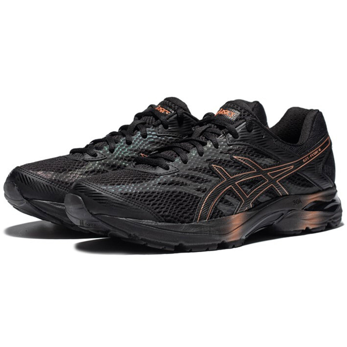 ASICS Gel-Flux 4 Black Bronze Running Sneakers | Lightweight Low-Top Trainers for Men & Women