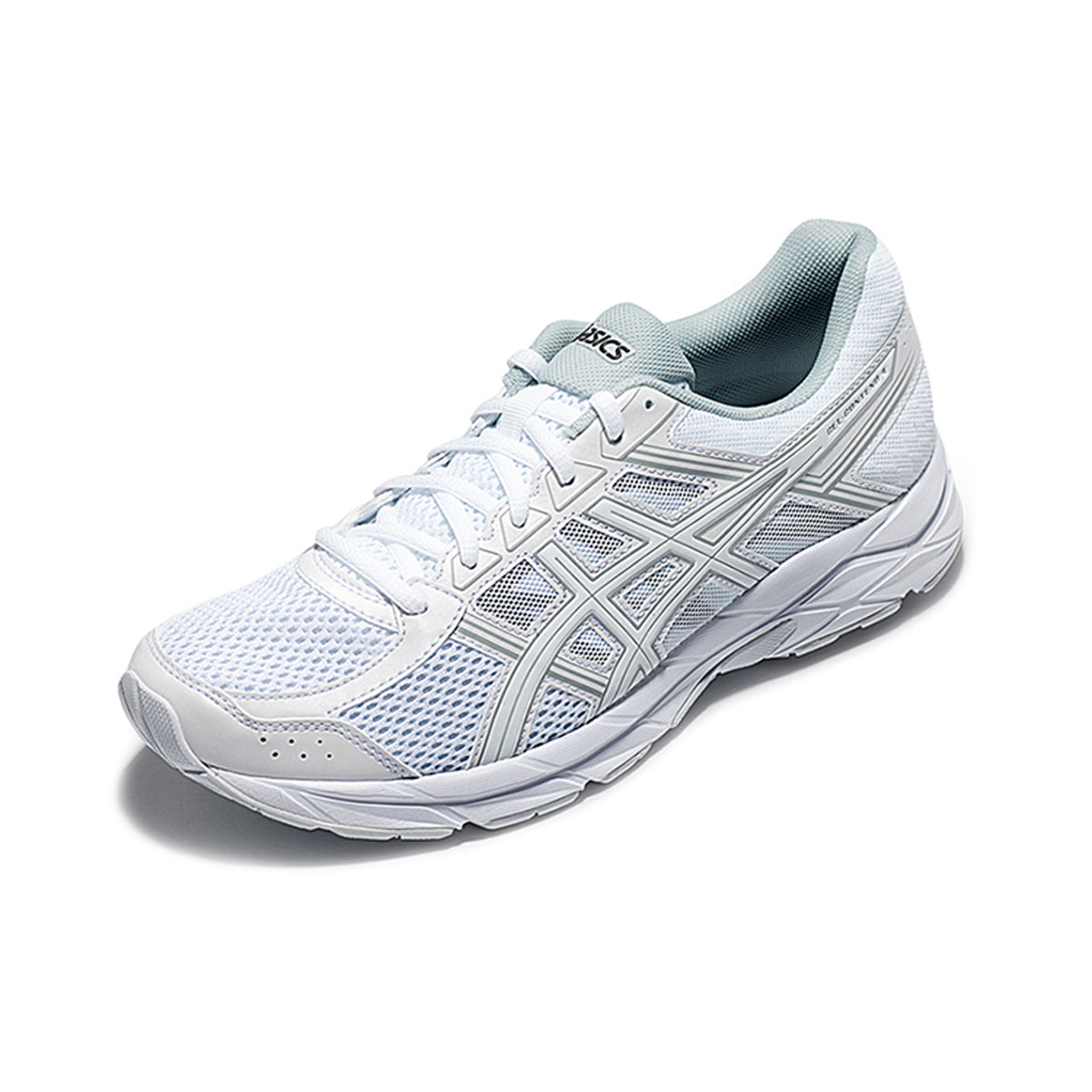 ASICS Gel-Contend 4 White Running Sneakers | Lightweight Low-Top Trainers for Men & Women
