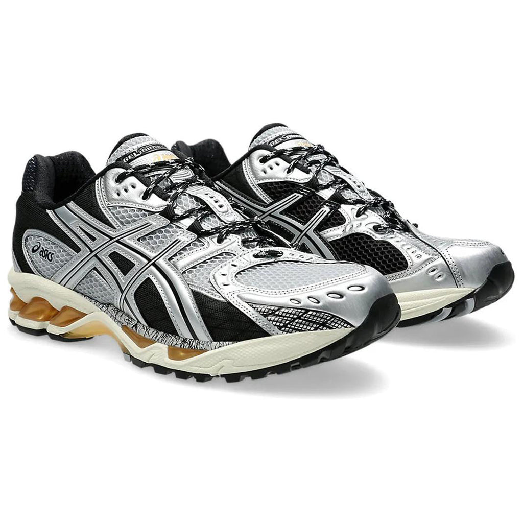ASICS GEL-Nimbus 10.1 Silver Black Brown Running Sneakers | Lightweight Low-Top Trainers for Men & Women