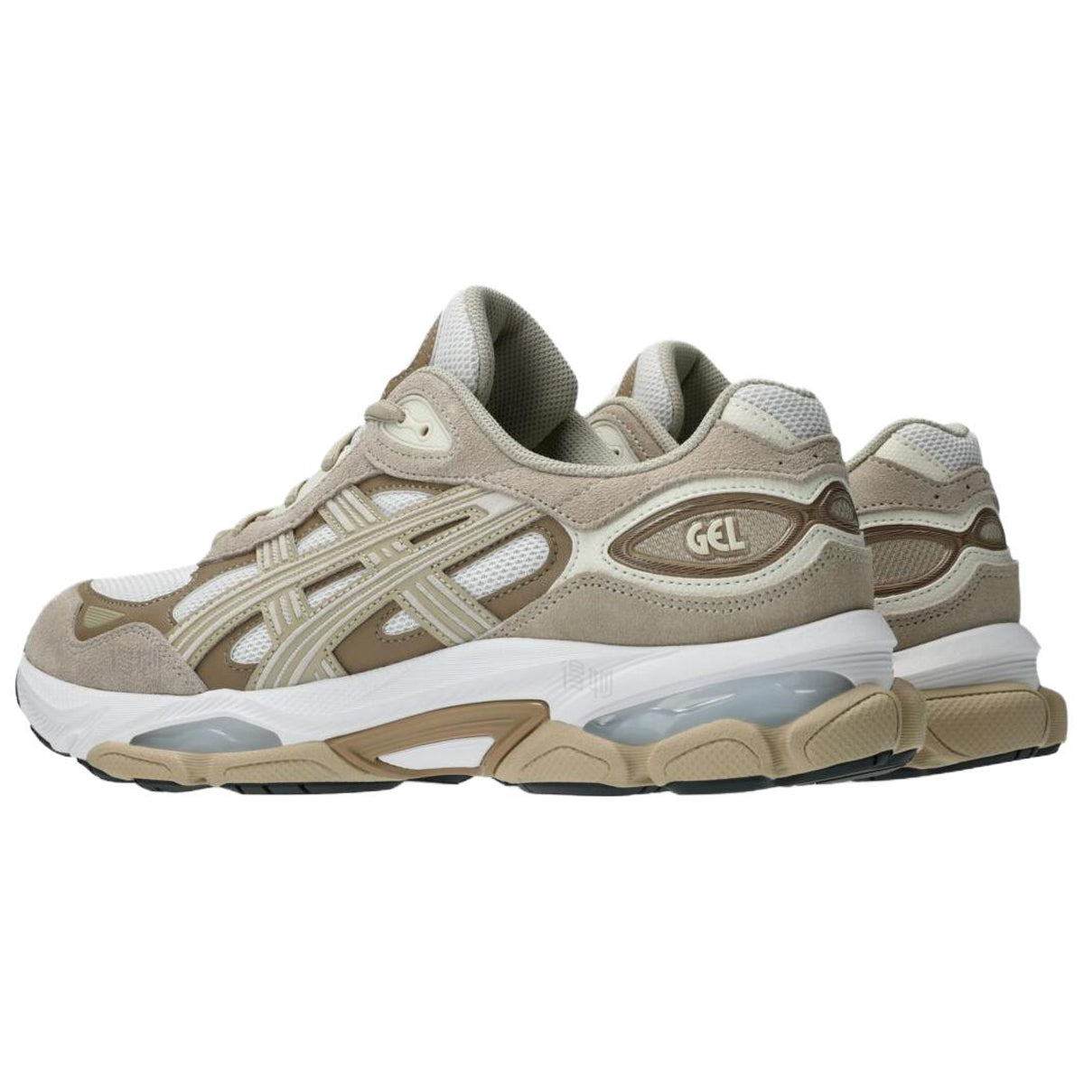 ASICS GEL-NYC 2.0 Milk Tea Brown Running Sneakers | Lightweight Low-Top Trainers for Men & Women