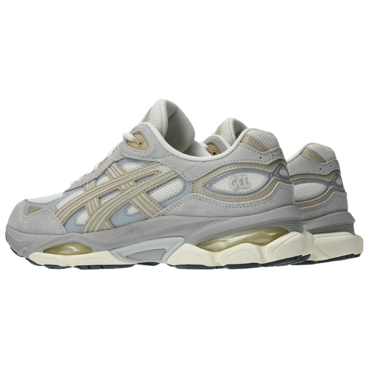ASICS GEL-NYC 2.0 Light Grey Running Sneakers | Lightweight Low-Top Trainers for Men & Women