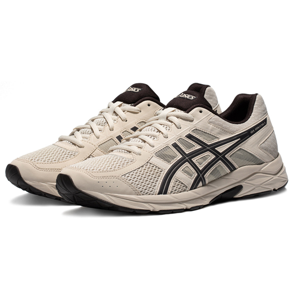 ASICS Gel-Contend 4 Grey Running Sneakers | Lightweight Low-Top Trainers for Men & Women