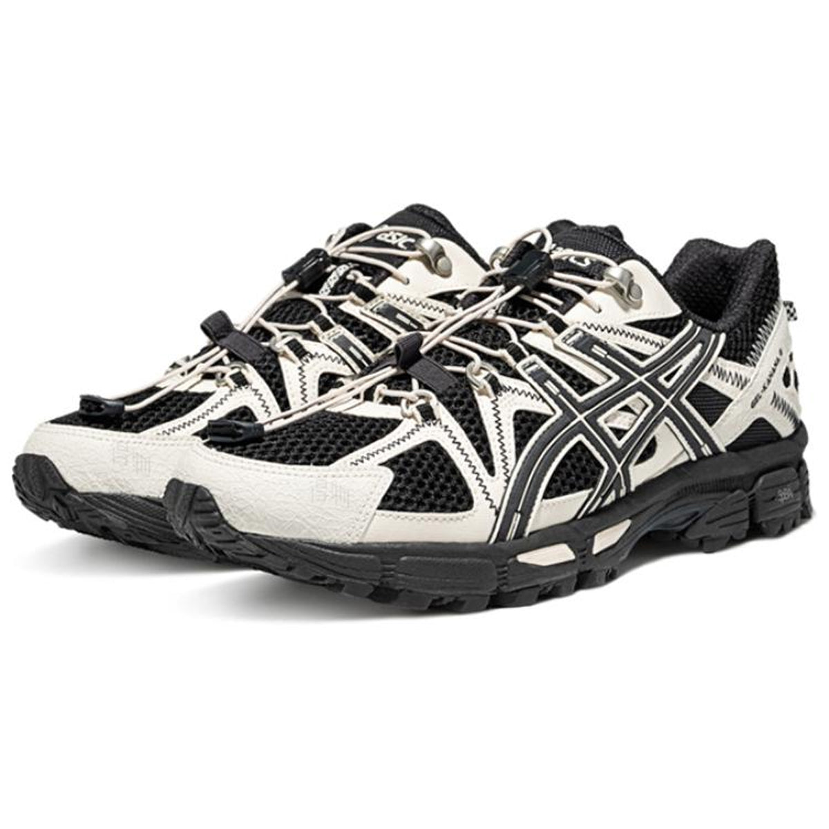 ASICS Gel-Kahana 8 White Running Sneakers | Lightweight Low-Top Trainers for Men & Women