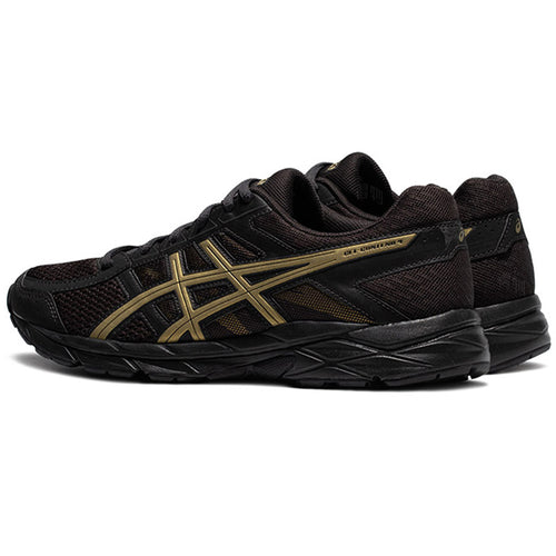 ASICS Gel-Contend 4 Black Gold Running Sneakers | Lightweight Low-Top Trainers for Men & Women