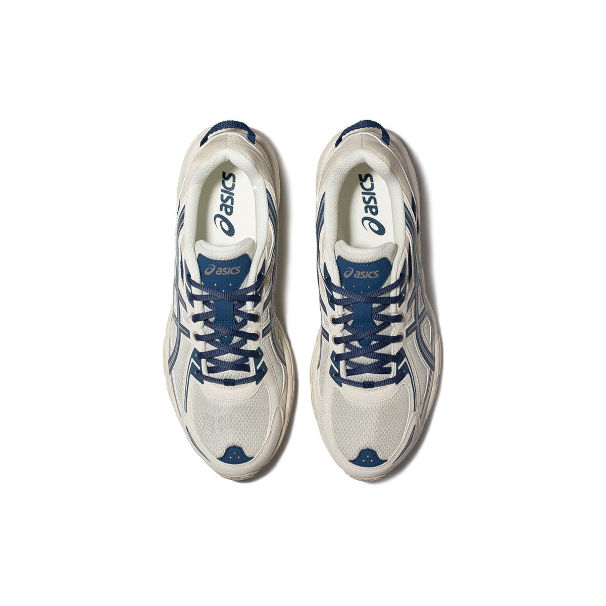 ASICS Sneakers White Blue Running Sneakers | Lightweight Low-Top Trainers for Men & Women