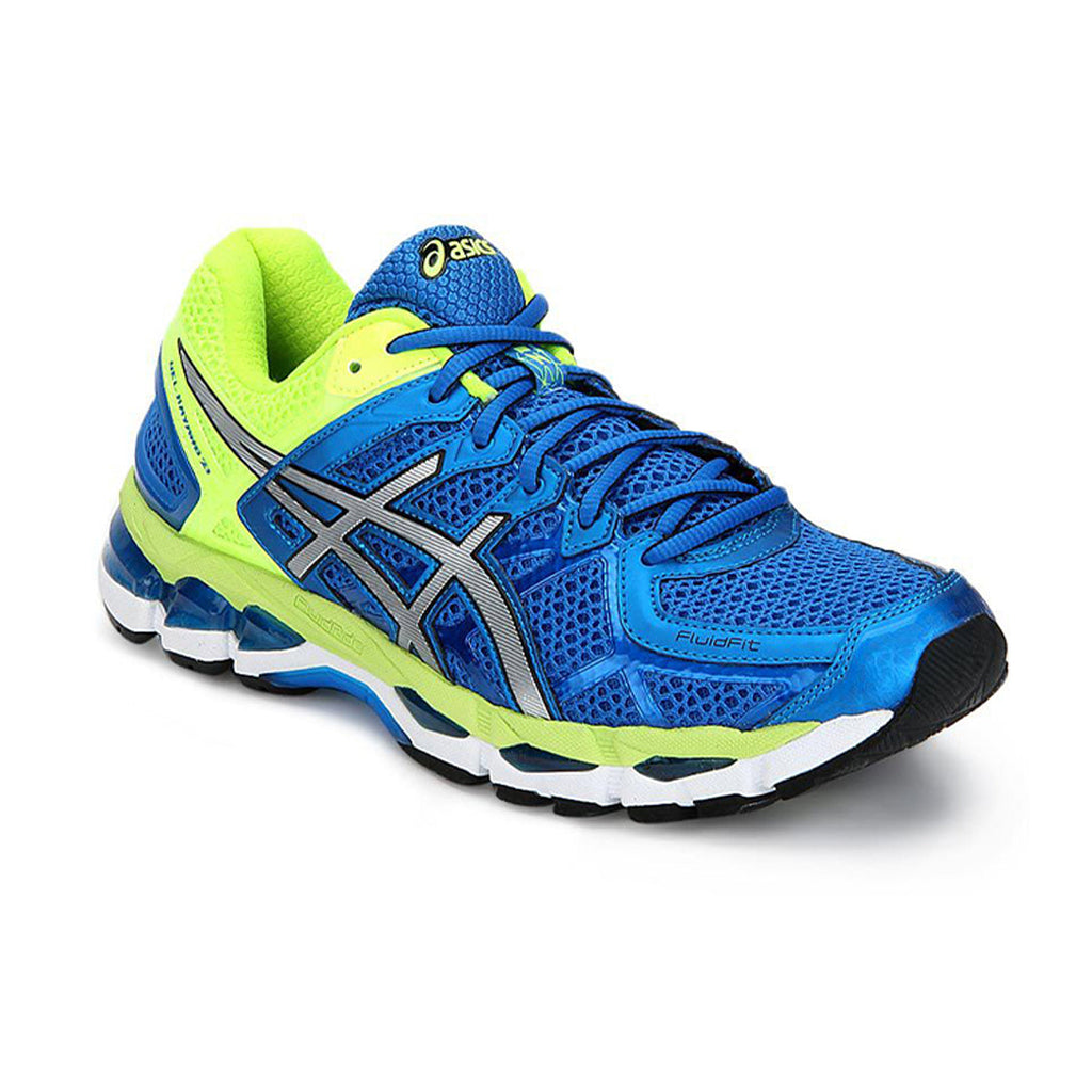 ASICS GEL-Kayano 12.1 Blue Green Running Sneakers | Lightweight Low-Top Trainers for Men & Women