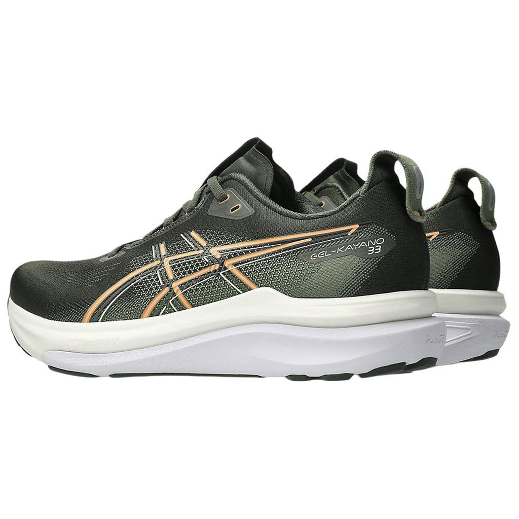 ASICS GEL-KAYANO 33 Olive Green Running Sneakers | Lightweight Low-Top Trainers for Men & Women