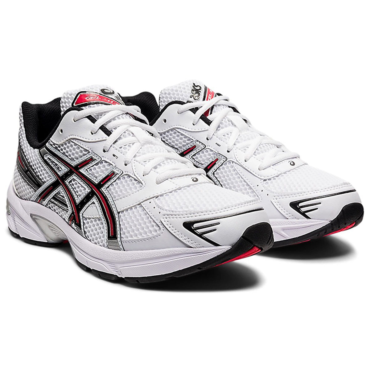 ASICS Gel-1130 Red White Running Sneakers | Lightweight Low-Top Trainers for Men & Women