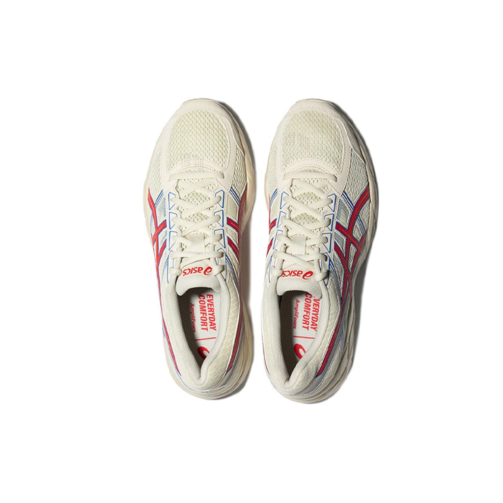 ASICS Gel-Contend 4 Beige Red Running Sneakers | Lightweight Low-Top Trainers for Men & Women