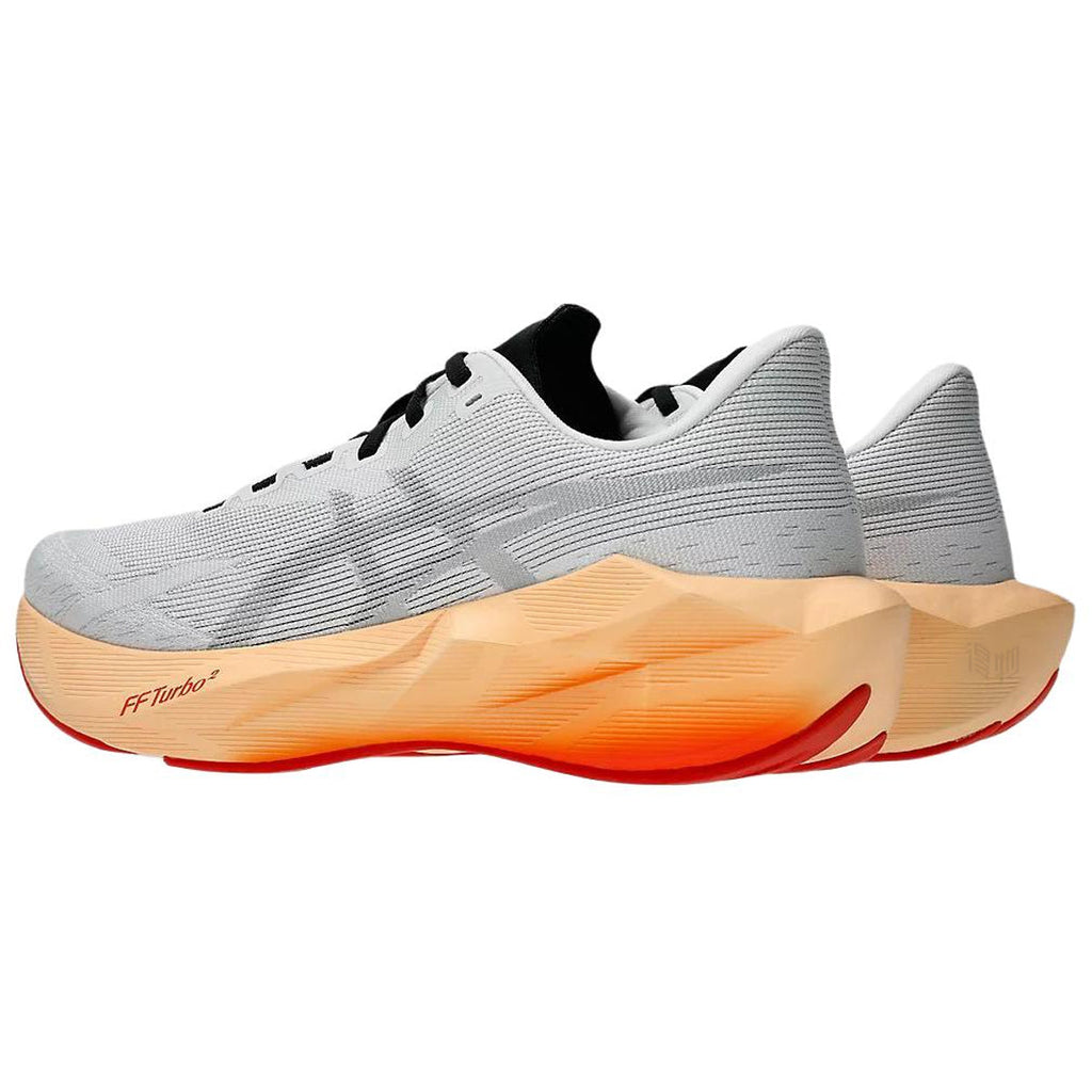 ASICS NOVABLAST 6 White Orange Running Sneakers | Lightweight Low-Top Trainers for Men & Women