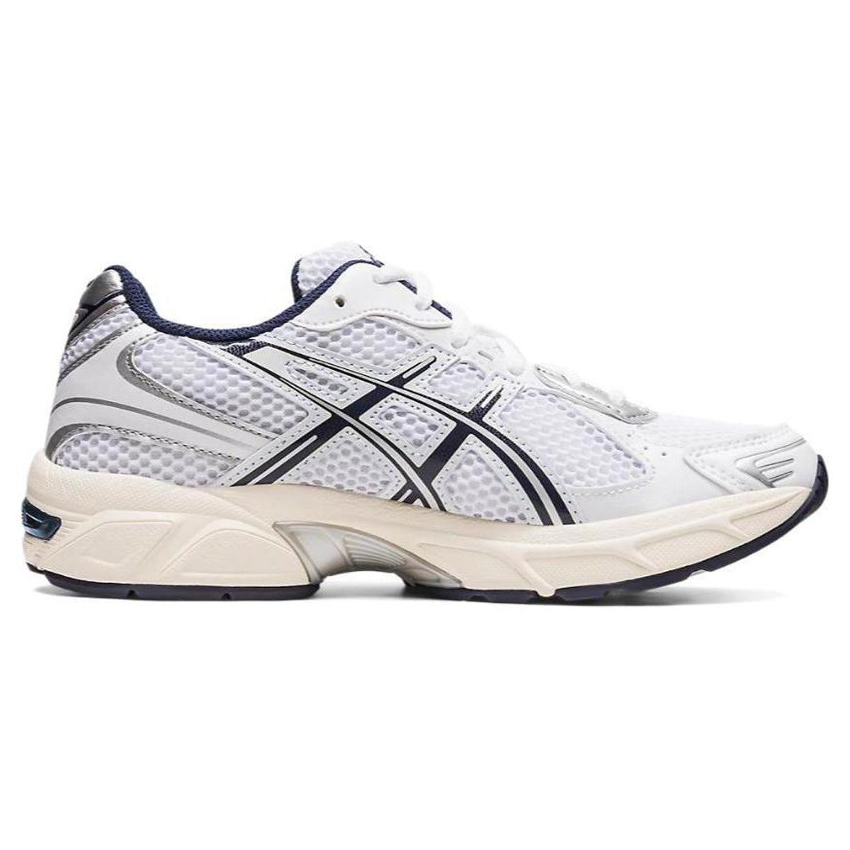ASICS Gel-1130 White Black Running Sneakers | Lightweight Low-Top Trainers for Men & Women