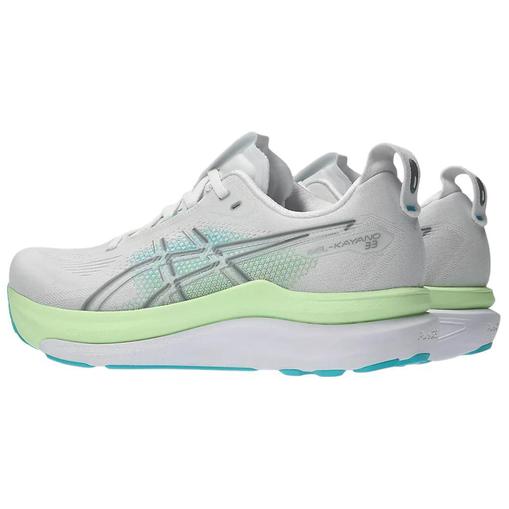 ASICS GEL-KAYANO 33 White Running Sneakers | Lightweight Low-Top Trainers for Men & Women