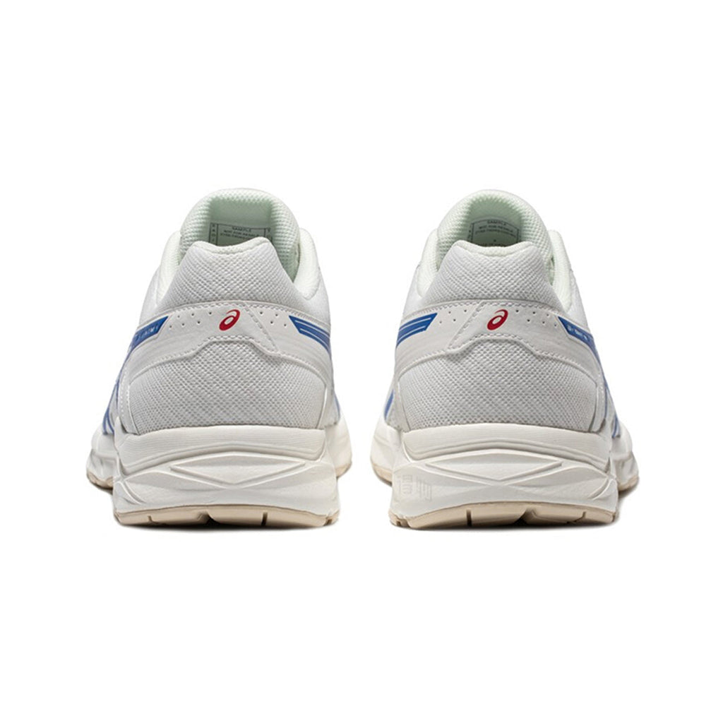 ASICS Gel-Contend 4 White Blue Running Sneakers | Lightweight Low-Top Trainers for Men & Women