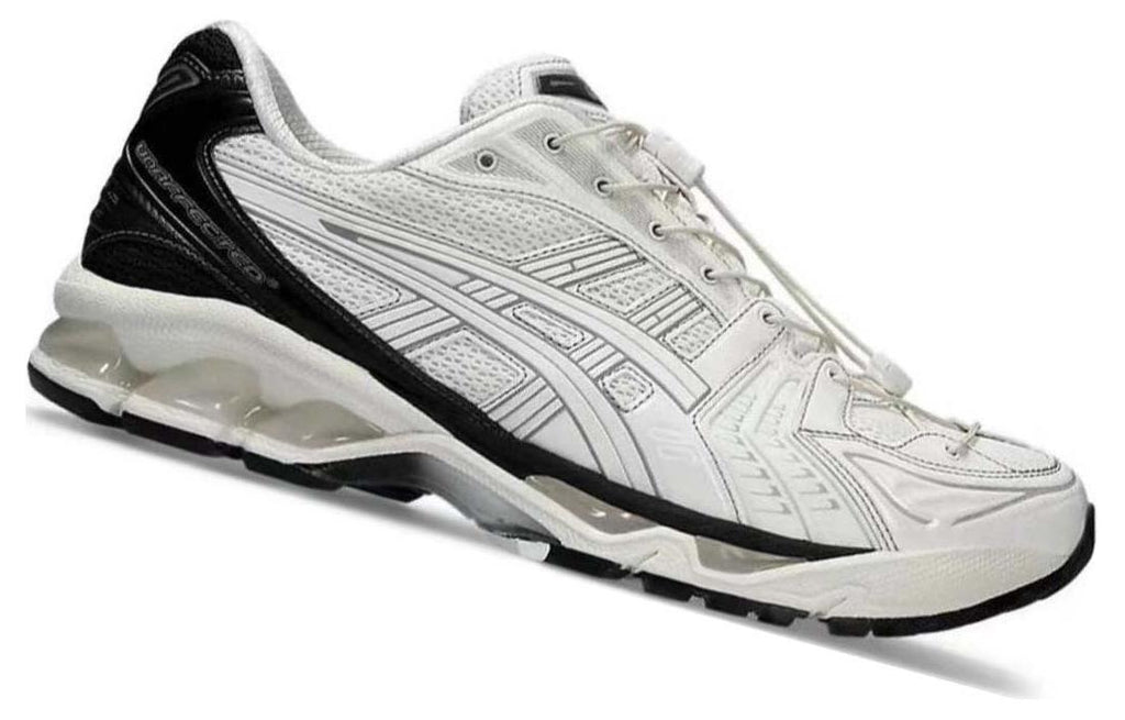 ASICS Gel-Kayano 14 White Black Running Sneakers | Lightweight Low-Top Trainers for Men & Women