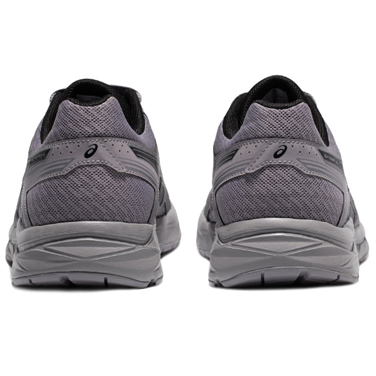ASICS Gel-Contend 4 Grey Black Running Sneakers | Lightweight Low-Top Trainers for Men & Women